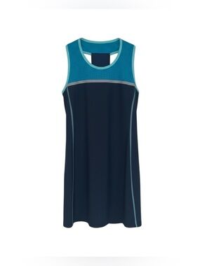 Title Nine Dress Women’s Large Navy Blue Twisted Sister Sporty